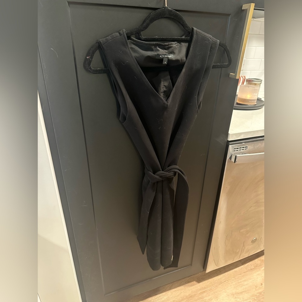 Black Armani Exchange dress
